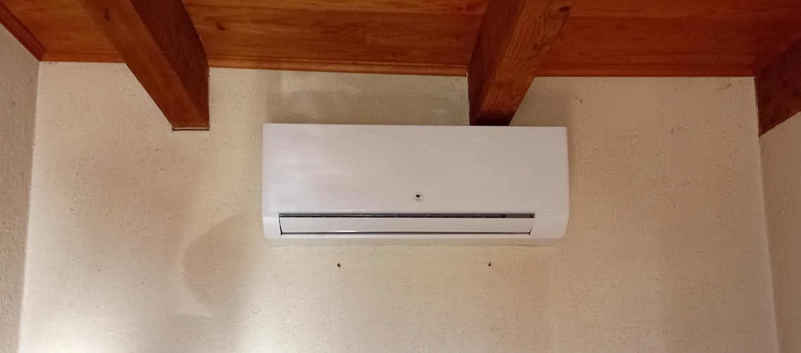 Installation de climatisation réversible